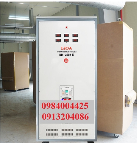 ỔN ÁP LIOA 300KVA 3 PHA MODEL NM - 300K II ĐỜI MỚI NHẤT