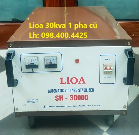 ỔN ÁP LIOA 30KVA - 30KW - 30KG CŨ DẢI 150V ~ 250V MODEL SH - 30000