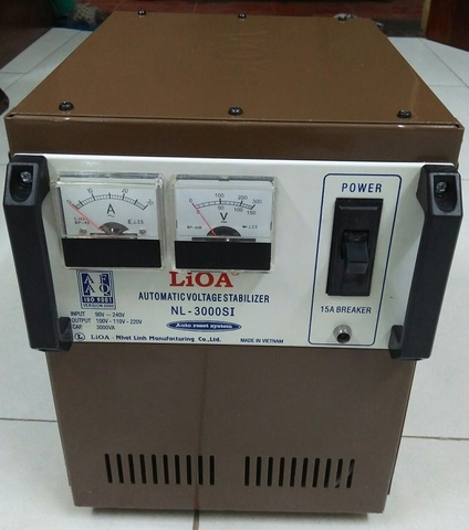 ỔN ÁP LIOA 3KVA - 3KW - 3KG CŨ DẢI 90V ~ 250V MODEL NL - 3000SI