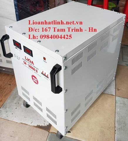 ỔN ÁP LIOA 50KVA - 50KW THẾ HỆ 2 SH - 50000 II ĐỜI MỚI NHẤT 2024 - 2025 DÂY ĐỒNG 100%