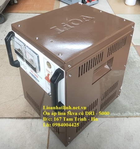 ỔN ÁP LIOA 5KVA CŨ DẢI 90V ~ 250V MODEL DRI - 5000