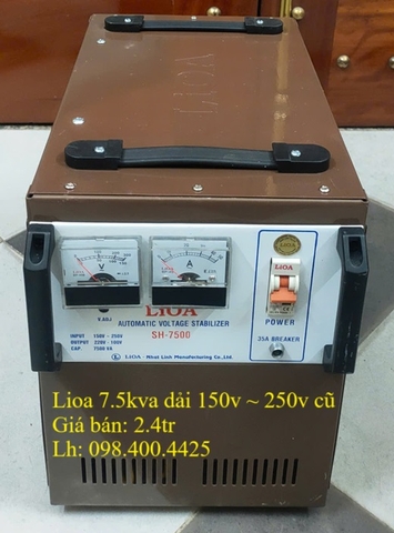 LIOA 7.5KVA CŨ