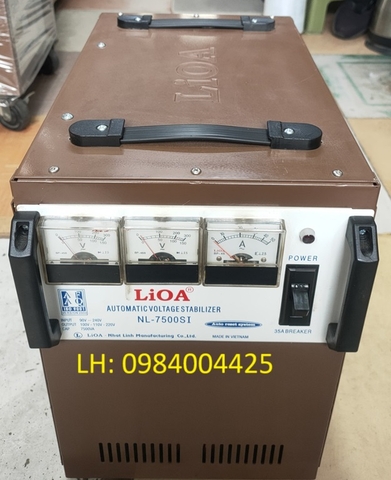 ỔN ÁP LIOA 7KVA - 7KW - 7KW CŨ DẢI 90V ~ 240V MODEL NL - 7500SI