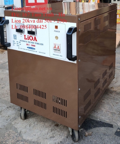 ỔN ÁP LIOA 20KVA DRII DẢI 50V - 250V HÀNG TỒN KHO THẾ HỆ 1