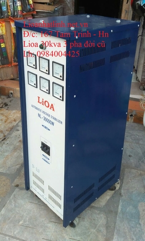 ỔN ÁP LIOA 30KVA - 30KW 3 PHA CŨ MODEL NL - 30000W