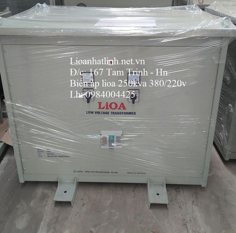 BIẾN ÁP LIOA 250KVA 3 PHA