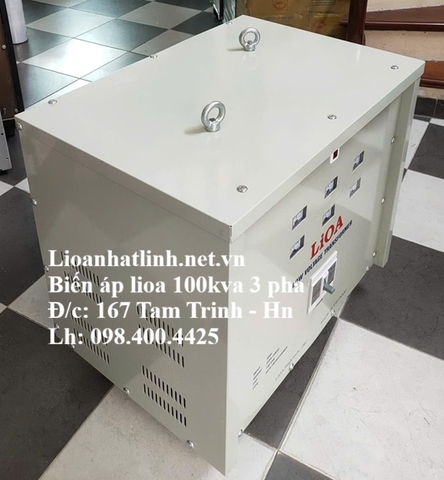 BIẾN ÁP LIOA 380V RA 200V - 220V - 100KVA - 100KW