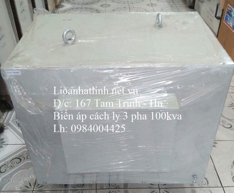 MÁY BIẾN ÁP CÁCH LY 3 PHA 100KVA LIOA