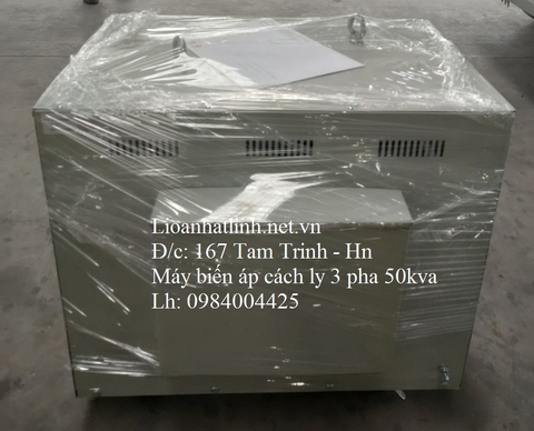 MÁY BIẾN ÁP CÁCH LY 3 PHA 50KVA LIOA