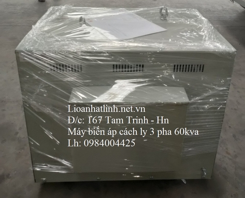 MÁY BIẾN ÁP CÁCH LY 3 PHA 60KVA LIOA