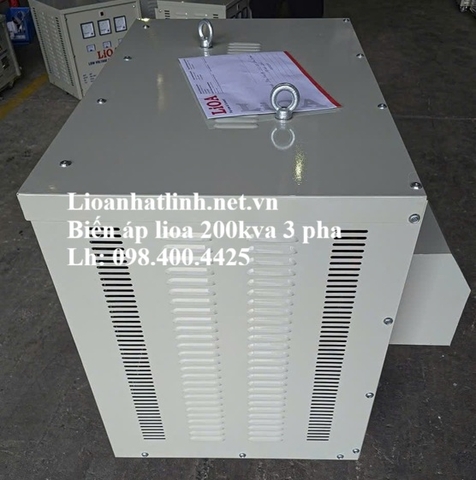 BIẾN ÁP LIOA 200KVA 3 PHA