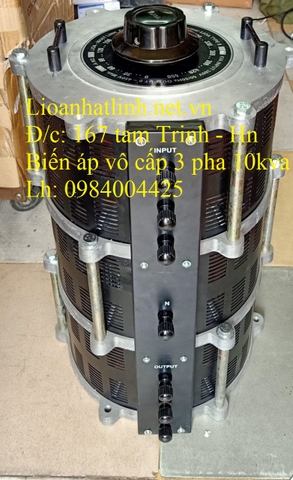 BIẾN ÁP VÔ CẤP LIOA 3 PHA 10KVA - 15A