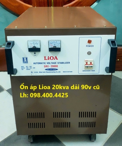 ỔN ÁP LIOA 20KVA - 20KW - 20KG - 20KV CŨ DẢI 90V ~ 250V MODEL DRI - 20000