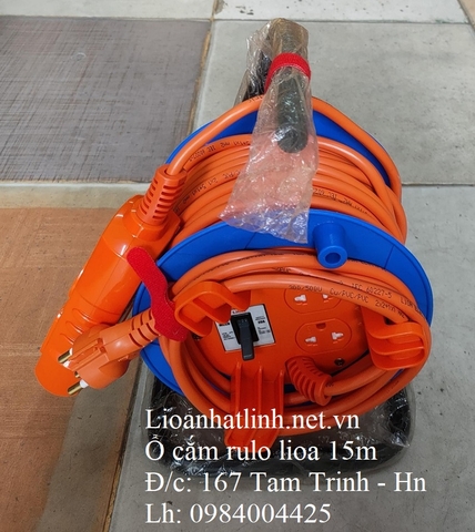Ổ CẮM ĐIỆN RULO LIOA 15M CÔNG SUẤT LỚN 4400W - 5000W MODEL HYBRID - 15M - 20A