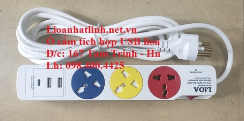 BÁN Ổ CẮM ĐIỆN TÍCH HỢP CỔNG SẠC USB TYPE C, GIÁ RẺ LOẠI TỐT NHẤT HIỆN NAY