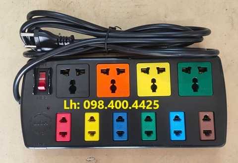 Ổ CẮM ĐIỆN LIOA 10 LỖ 5M MÃ SẢN PHẨM 4D6S52