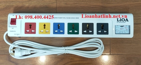 Ổ CẮM CÔNG SUẤT LỚN LIOA 3300W MÃ SẢN PHẨM 6OFSSA2.5-2 ( 6OFSSW3-3 )