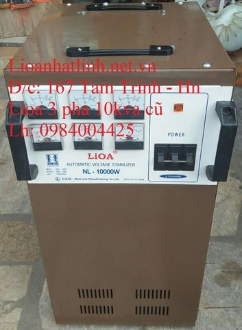 ỔN ÁP LIOA CŨ 10KVA 3 PHA