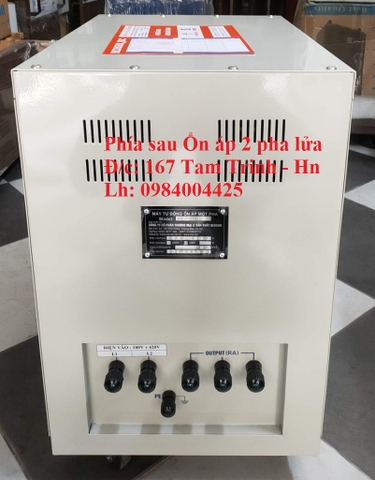 ỔN ÁP 2 PHA LỬA 50KVA - 50KW STANDA GIÁ RẺ