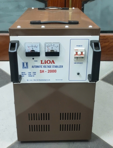 ỔN ÁP LIOA 1 PHA 20KVA - 20K SH - 20000 HÀNG TỒN KHO, BẦY MẪU THẾ HỆ 1