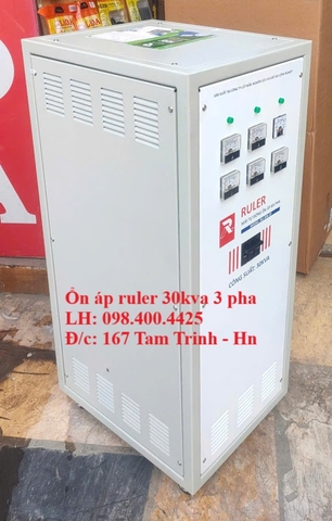 ỔN ÁP RULER 30KVA 3 PHA