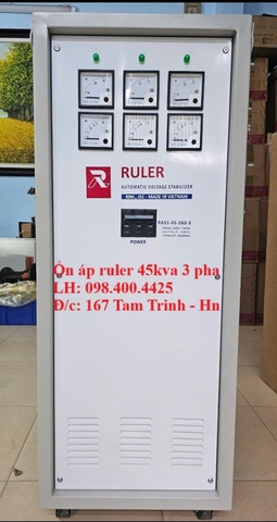 ỔN ÁP RULER 45KVA 3 PHA