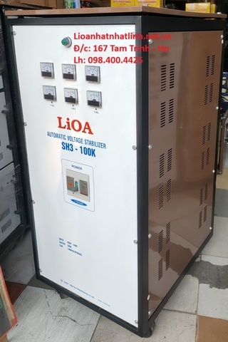 ỔN ÁP LIOA 100KVA 3 PHA DẢI 260V - 430V MODEL SH3 - 100K THẾ HỆ 1