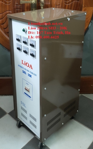 ỔN ÁP LIOA 3 PHA 20KVA SH3 - 20K DẢI 260V - 430V THẾ HỆ 1
