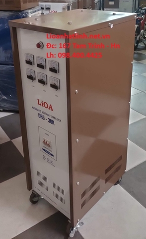 ỔN ÁP LIOA 30KVA 3 PHA THẾ HỆ 1 DẢI 160V - 430V MODEL DR3 - 30K