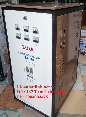 ỔN ÁP LIOA 60KVA 3 PHA DẢI 160V - 430V DR3 - 60K THẾ HỆ 1