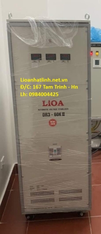 GIÁ ỔN ÁP LIOA 60KVA 3 PHA DẢI 160V - 430V DR3 - 60K II ĐỜI MỚI NHẤT
