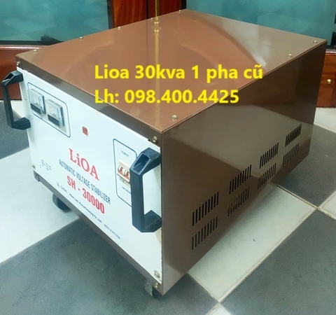 ỔN ÁP LIOA 30KVA - 30KW - 30KG CŨ DẢI 150V ~ 250V MODEL SH - 30000