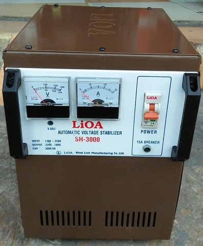 ỔN ÁP LIOA 3KVA CŨ DẢI 130V ~ 250V MODEL SH - 3000