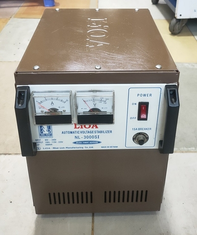 ỔN ÁP LIOA 3KVA - 3KW - 3KG CŨ DẢI 90V ~ 250V MODEL NL - 3000SI