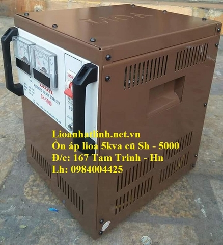 ỔN ÁP LIOA 5KVA CŨ DẢI 130V ~ 250V MODEL SH - 5000
