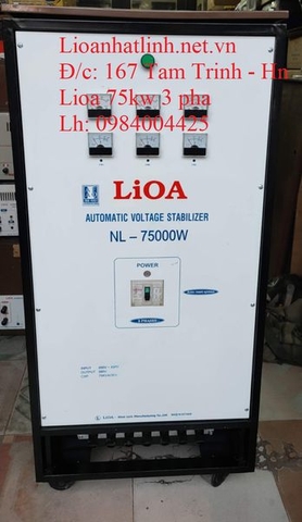 ỔN ÁP LIOA CŨ 75KVA 3 PHA