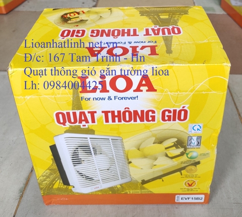 QUẠT THÔNG GIÓ - HÚT GIÓ - HÚT MÙI LIOA GẮN TƯỜNG LIOA EVF15B2