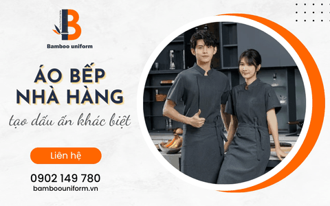 Áo bếp nhà hàng tạo nên dấu ấn khác biệt