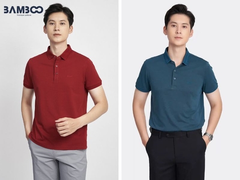Áo đồng phục Polo chất vải Coolmate thoáng mát, chống nhăn 
