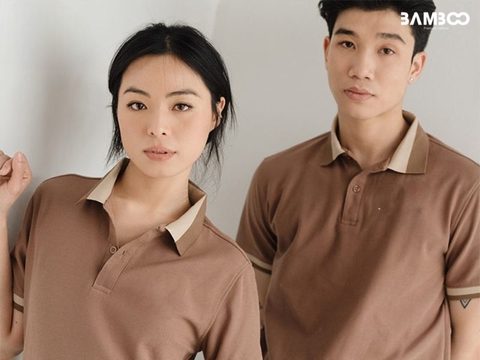 Áo polo đồng phục vải cafe khử mùi thoáng mát, chuyên nghiệp