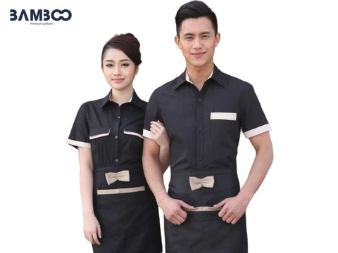 Áo sơ mi đồng phục nhà hàng chuyên nghiệp và đẳng cấp
