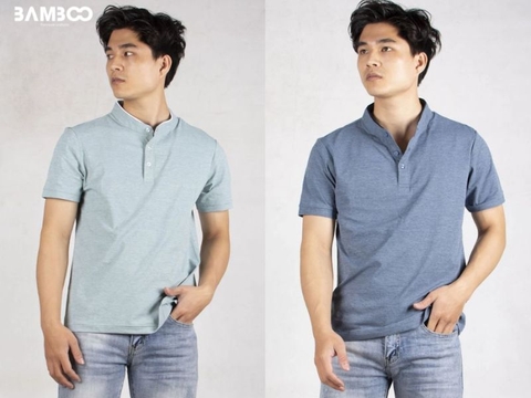 May áo thun cổ tàu đồng phục giá xưởng tại Bamboo Uniform