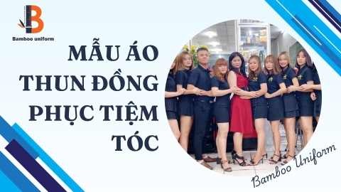 Tổng hợp các mẫu áo thun đồng phục tiệm tóc đẹp, chuyên nghiệp