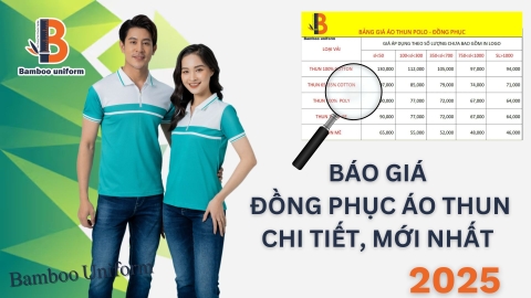 Cập nhật bảng giá đồng phục áo thun mới nhất 2025