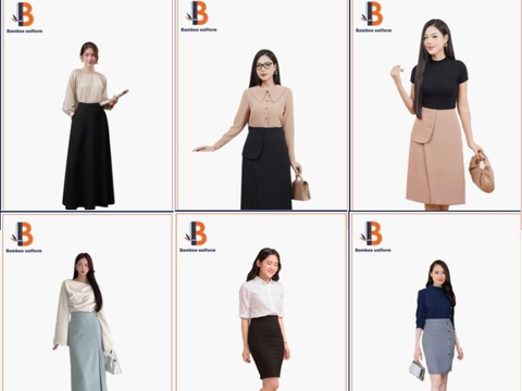 10+ cách phối chân váy công sở với áo đồng phục đẹp