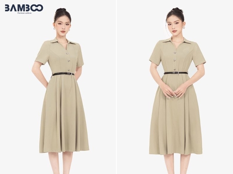 Mẫu đầm váy công sở Hàn Quốc cao cấp, thời trang thanh lịch