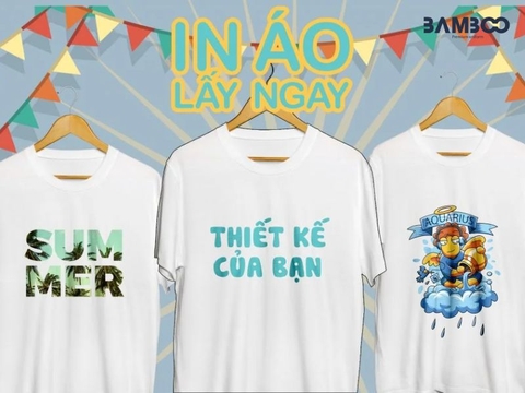 Dịch vụ in áo theo yêu cầu nhanh chóng, cam kết chất lượng