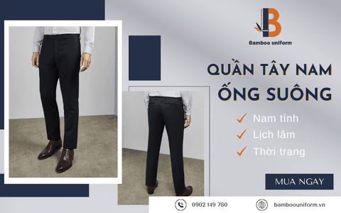 Điểm mặt các mẫu quần tây nam ống suông mà phái mạnh không thể bỏ qua
