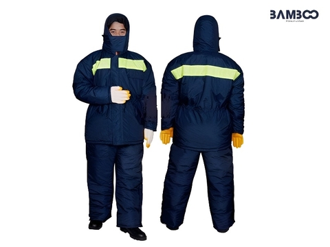 Đồng phục áo kho đông lạnh chống thấm, giữ nhiệt hiệu quả