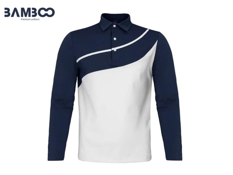 Đồng phục áo thun golf dài tay co giãn, chống nắng tốt